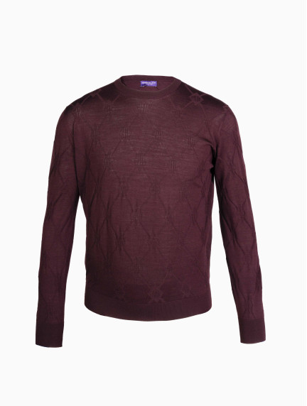 Patrick Hellmann CollectionBordo Logo Pullover Round-Neckimage629